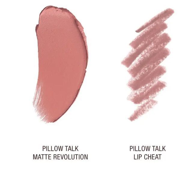 Набір для губ Charlotte Tilbury Pillow Talk Lipstick & Liner Set Mini, помада та олівець 646-7a4 фото