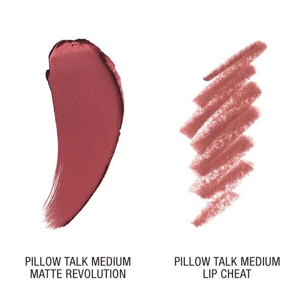 Набор для губ Charlotte Tilbury Pillow Talk Medium Lipstick & Liner Set Mini, помада и карандаш 672-883 фото