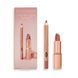 Набор для губ Charlotte Tilbury Pillow Talk Medium Lipstick & Liner Set Mini, помада и карандаш 672-883 фото 1