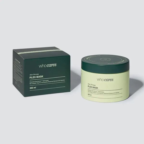 Реконструююча маска для волосся WhoCares Hair Therapy PLEX Mask, 300 мл 971-7b2 фото