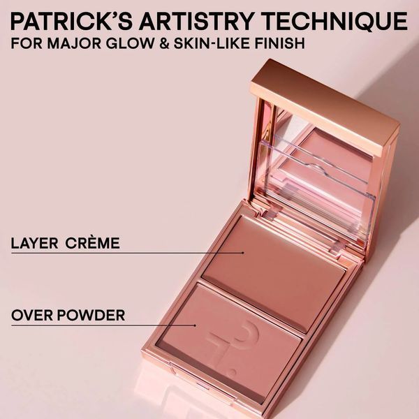 Рум&rsquo;яна Patrick Ta Major Headlines Double-Take Creme & Powder Blush Duo, відтінок She's Seductive 6a4-5b9 фото