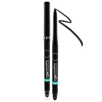 Водостойкий карандаш для глаз Sephora Collection 12HR Colorful Waterproof Retractable Eyeliner, оттенок &mdash; 01 Matte Black bb5-a14 фото