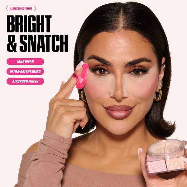 Розсипчаста пудра Huda Beauty Easy Bake Loose Powder Brightening, відтінок - Cherry Peach, 13 г bai-048 фото