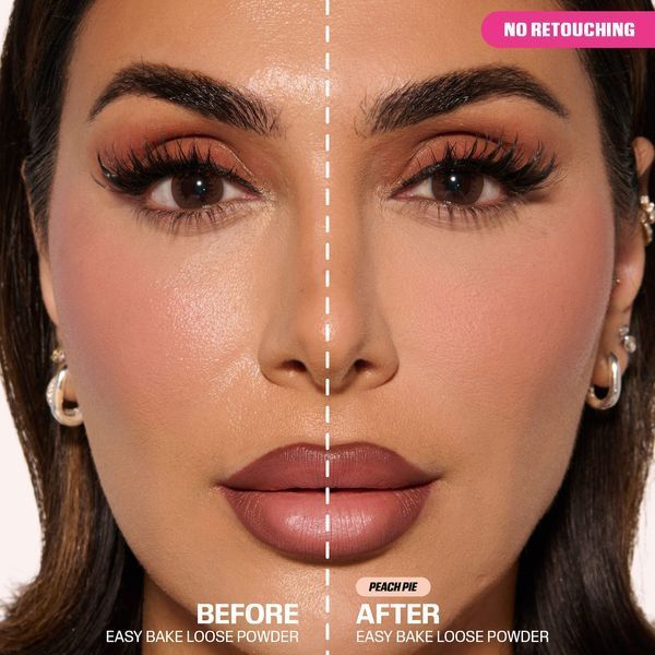 Рассыпчатая пудра Huda Beauty Easy Bake Blurring Loose Baking & Setting Powder, оттенок Peach Pie, 6г 766-1b1 фото